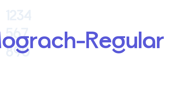 Mograch-Regular font