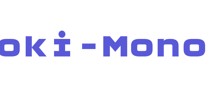 Moki-Mono Font Download