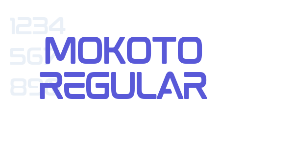 Mokoto Regular font free