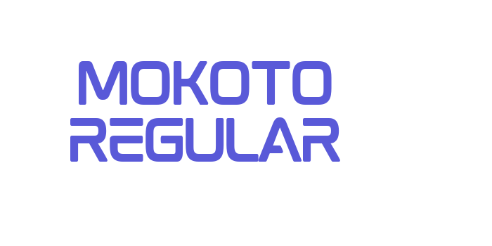 Mokoto Regular Font Download