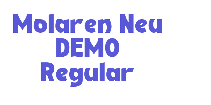 Molaren Neu DEMO Regular Font Download