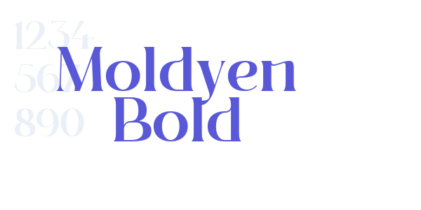 Moldyen Bold font free