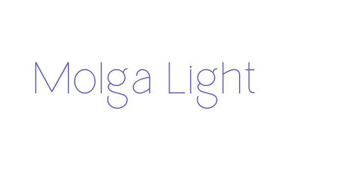 Molga Light Font Download