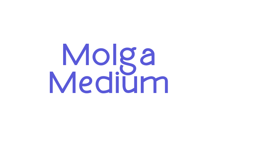 Molga Medium Font