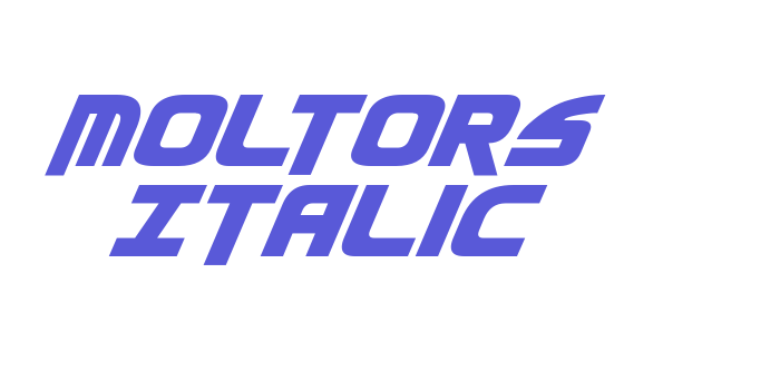 Moltors Italic Font Download