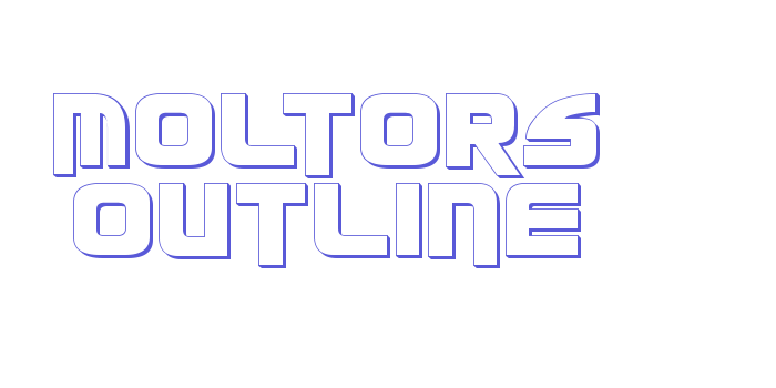 Moltors Outline Font Download