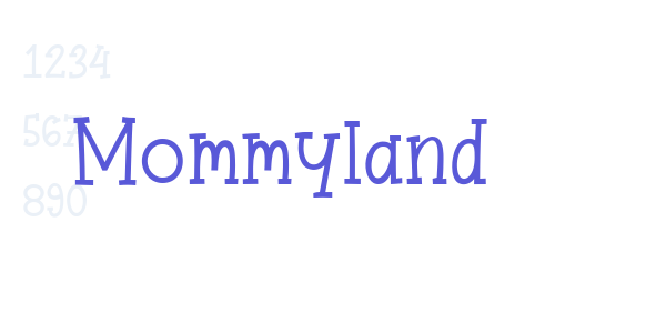 Mommyland font free