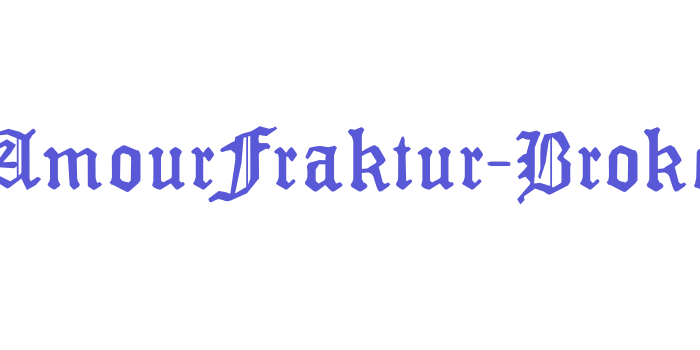 MonAmourFraktur-Broken Font Download