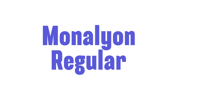 Monalyon Regular Font Download