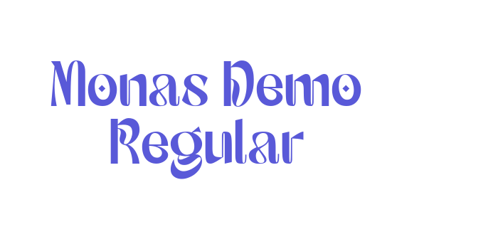 Monas Demo Regular Font Download