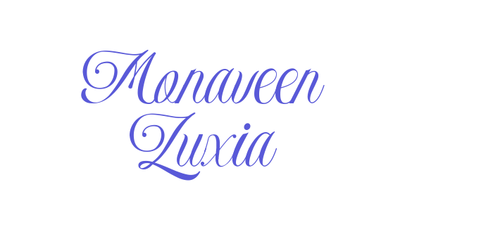 Monaveen Luxia Font