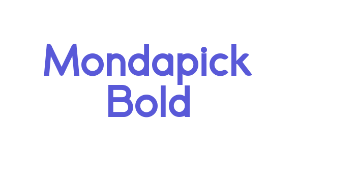 Mondapick Bold Font Download