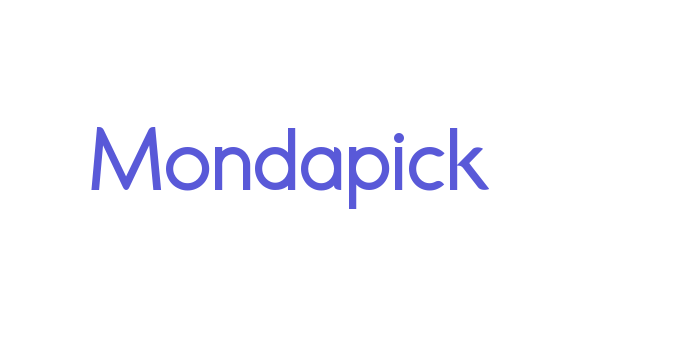 Mondapick Font Download