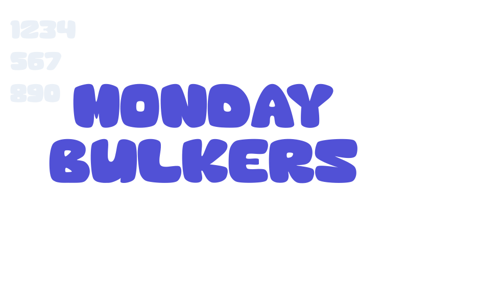 Monday Bulkers-font-download