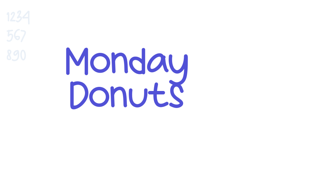 Monday Donuts-font-download