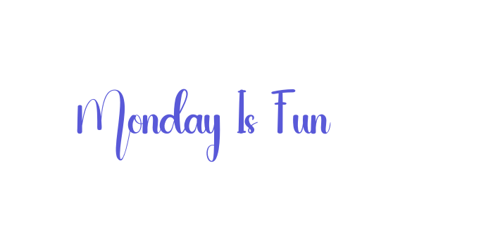 Monday Is Fun Font Download