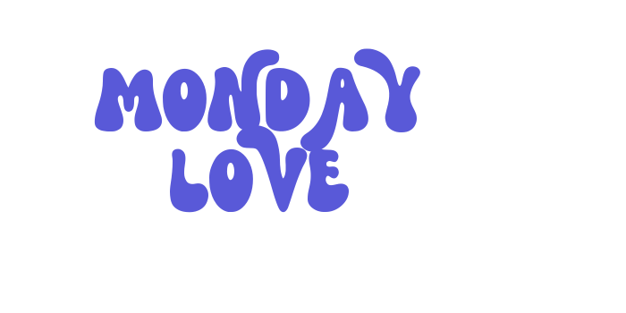 Monday Love Font