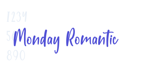 Monday Romantic-font-download