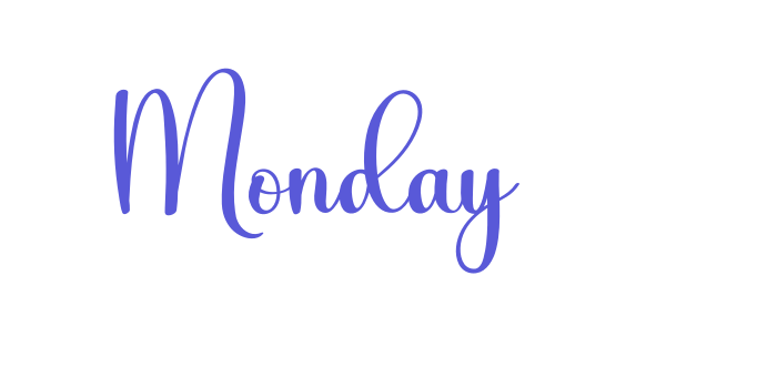 Monday Font