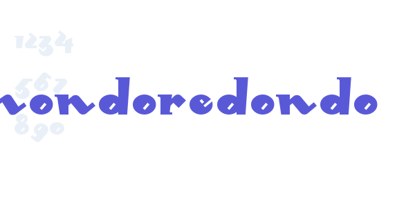 MondoRedondo font free