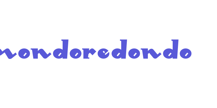 MondoRedondo Font Download