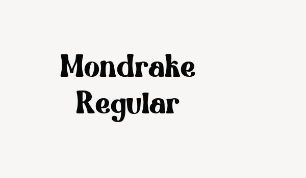 Mondrake Regular Font