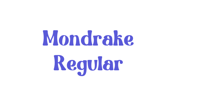 Mondrake Regular Font Download