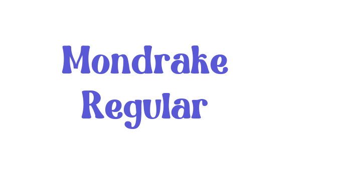 Mondrake Regular Font