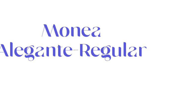 Monea Alegante-Regular Font Download