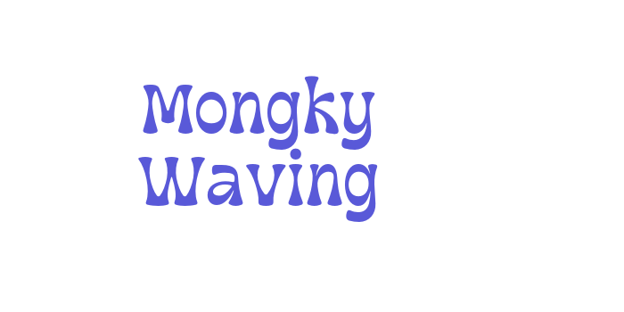 Mongky Waving Font Download