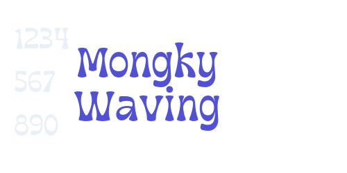 Mongky Waving-font-download