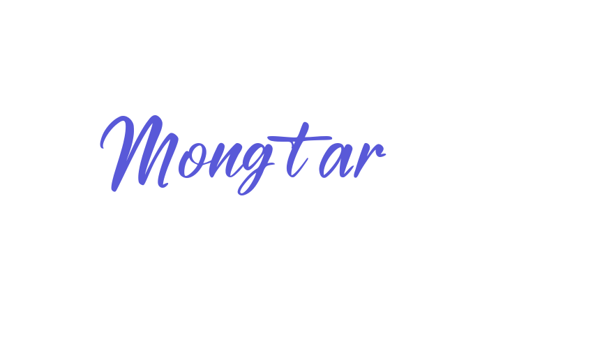 Mongtar Font Download