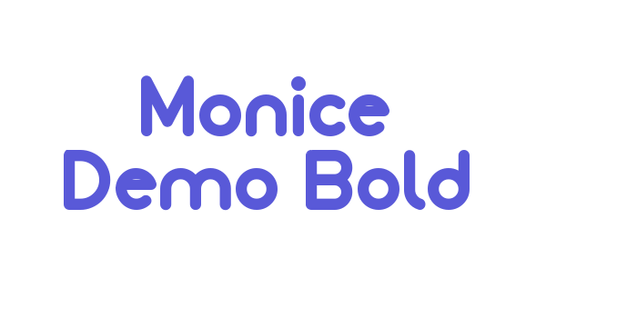 Monice Demo Bold Font Download