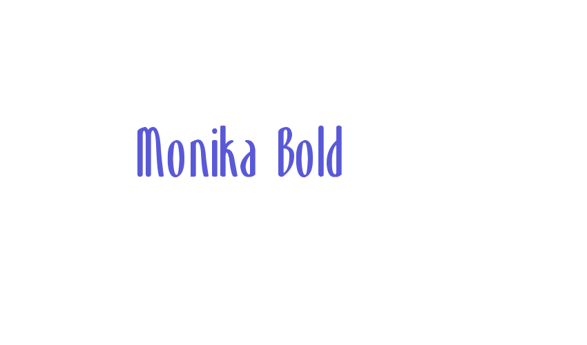 Monika Bold Font Download