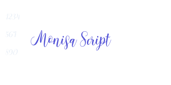 Monisa Script font free