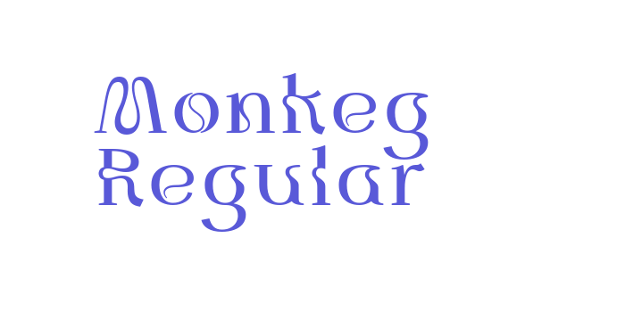 Monkeg Regular Font Download