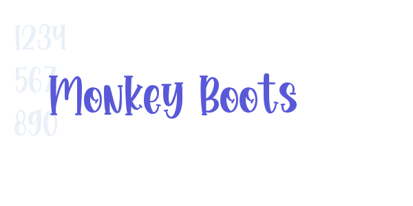 Monkey Boots font free