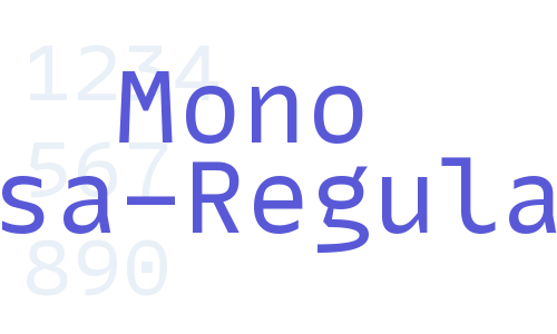 Mono Lisa-Regular Font