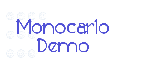 Monocarlo Demo-font-download