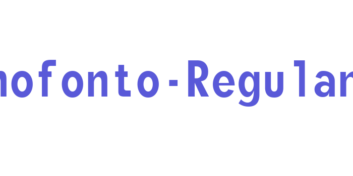 Monofonto-Regular Font