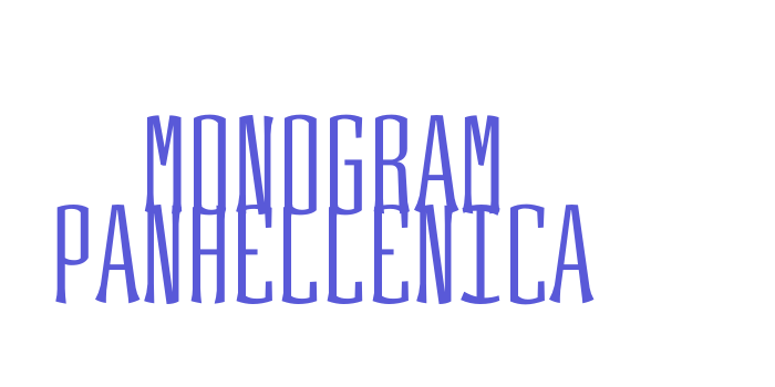 Monogram Panhellenica Font Download