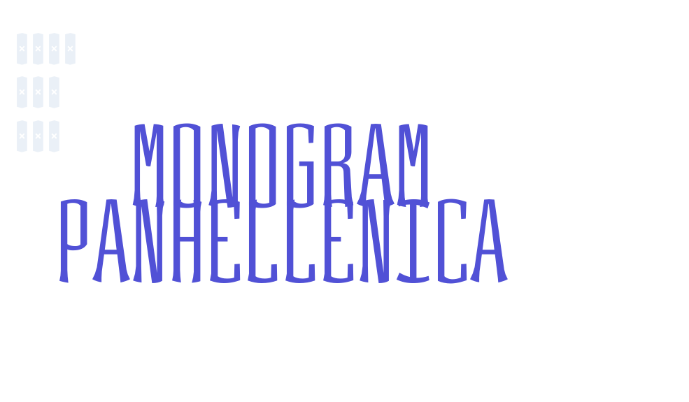 Monogram Panhellenica-font-download