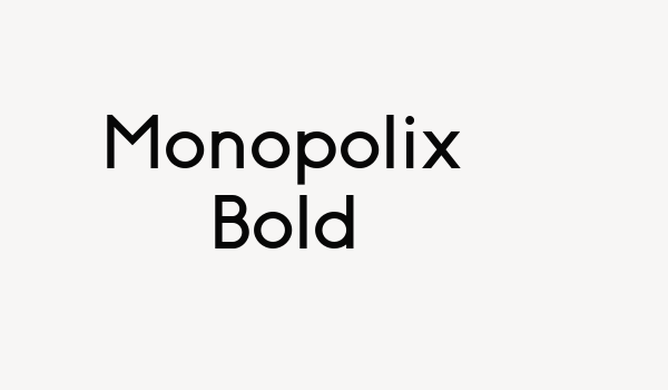 Monopolix Bold Font