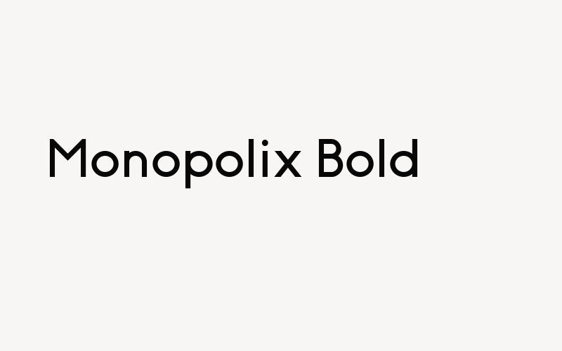 Monopolix Bold Font