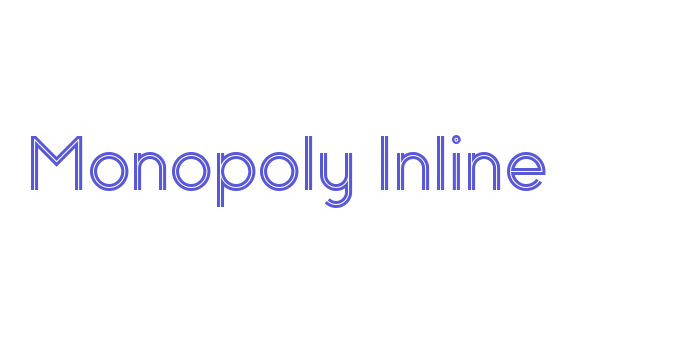 Download Monopoly Inline Font