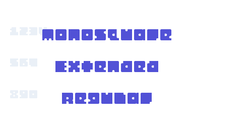 Monosquare Extended Regular-font-download