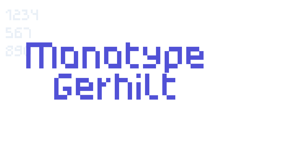 Monotype Gerhilt-font-download