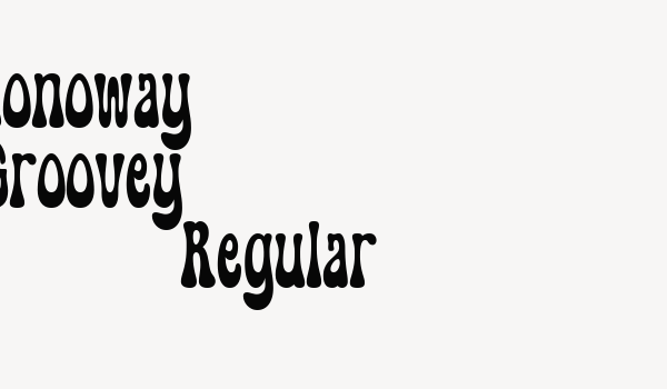 Monoway Groovey Regular Font