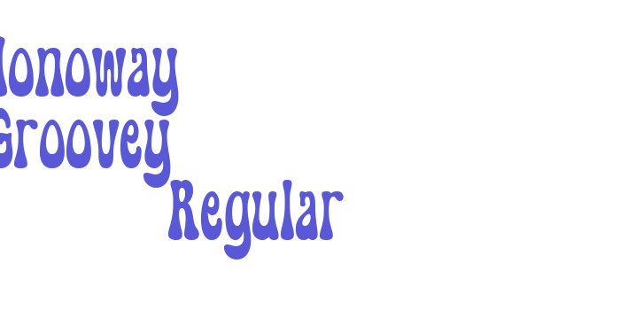 Monoway Groovey Regular Font Download