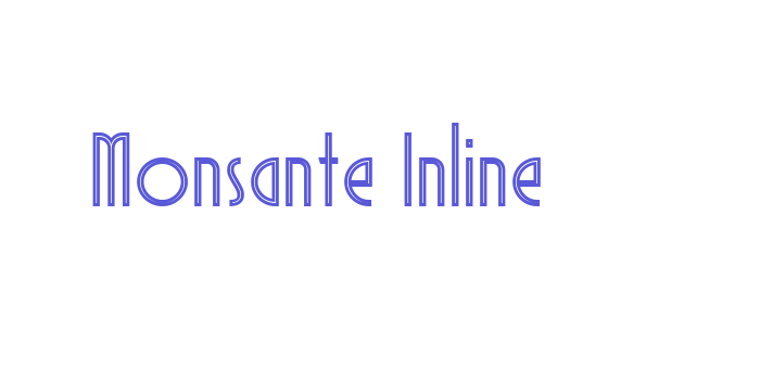 Monsante Inline Font Download